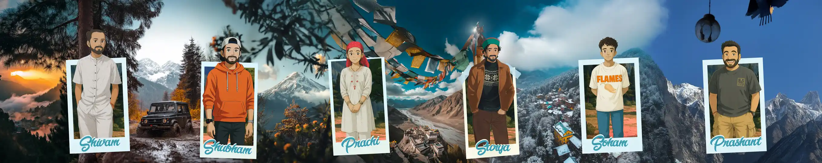 The Himachalites team in a group photo