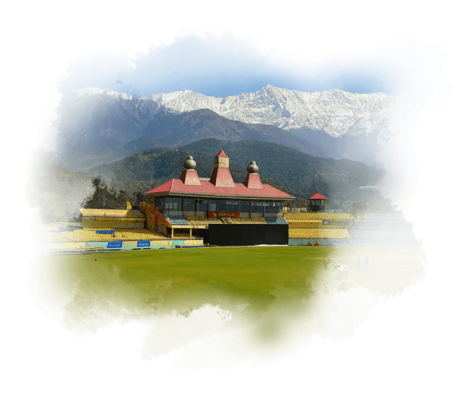 Scenic view of Kangra