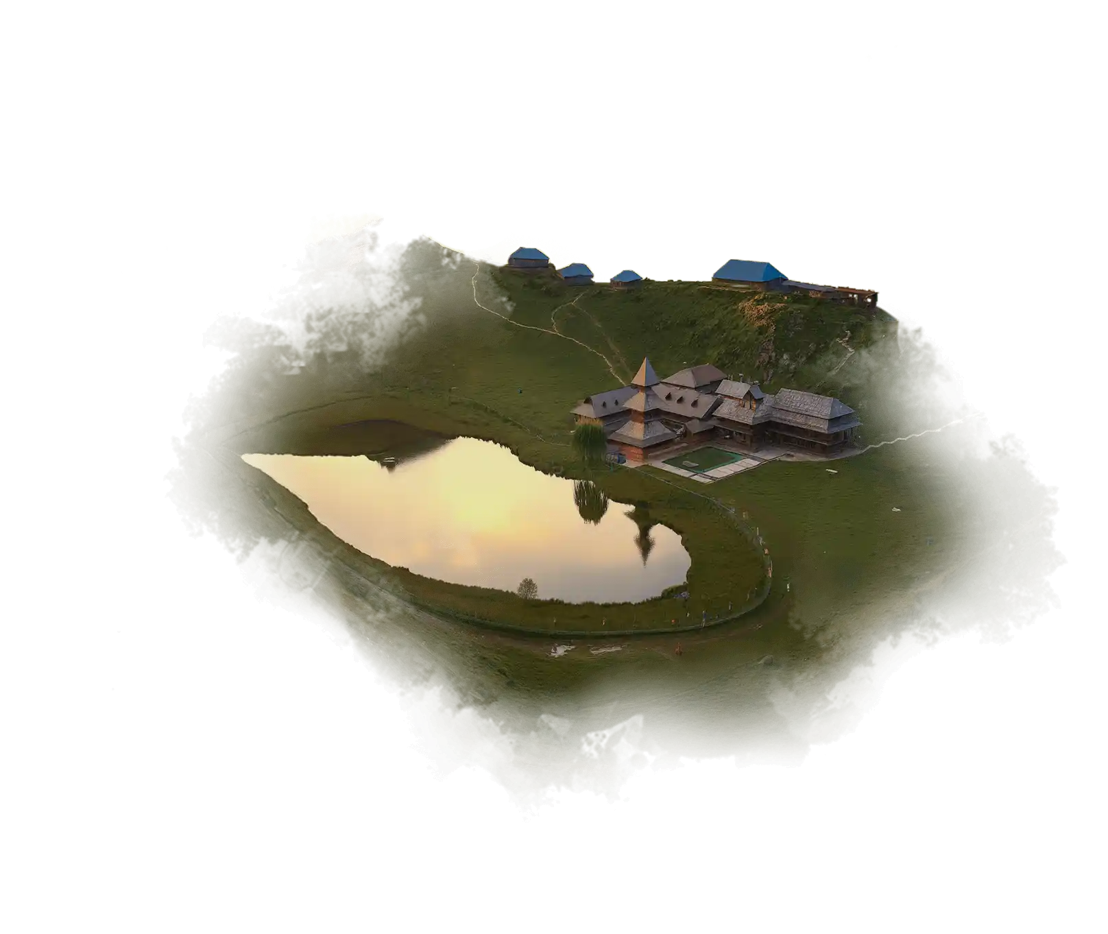 Scenic view of Mandi