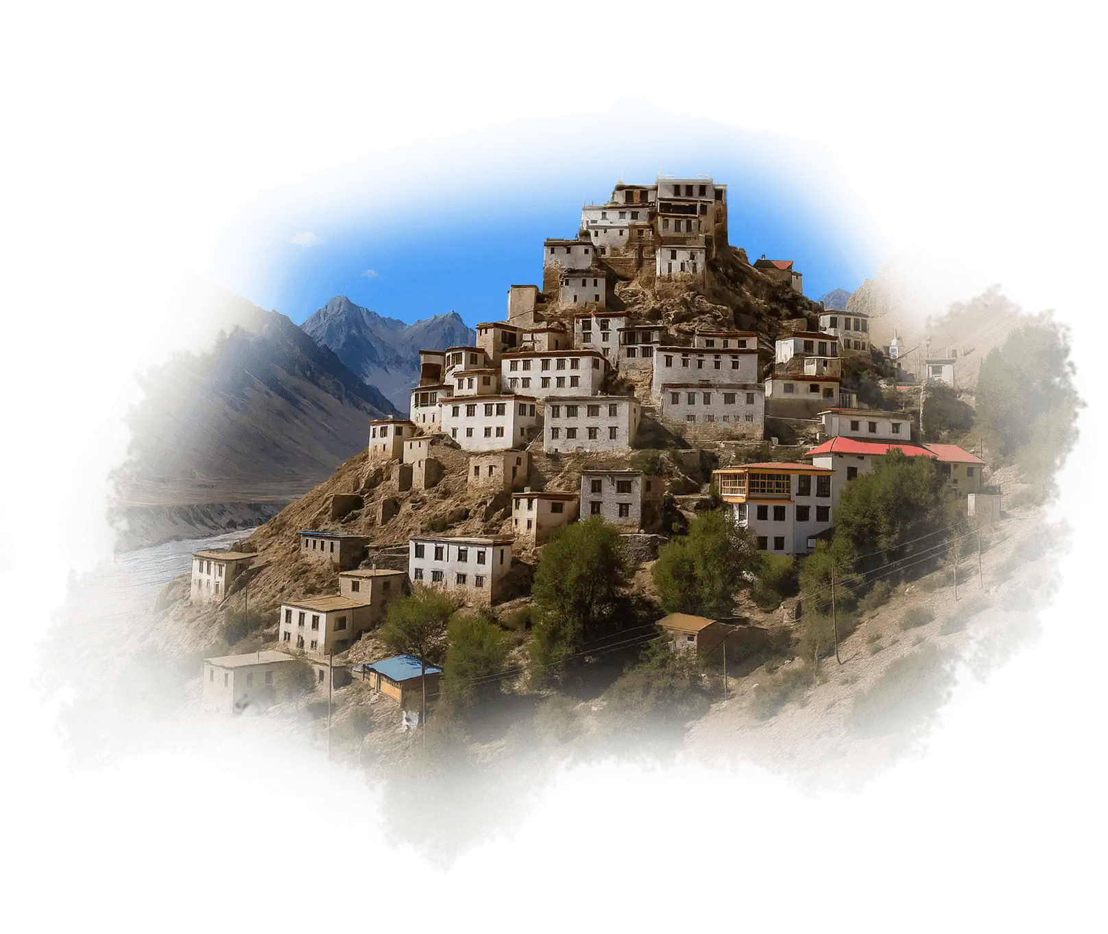 Scenic view of Lahaul & Spiti